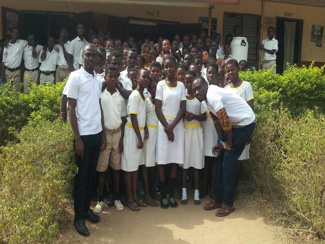 Environmental outreach at Adawso R/C Basic School